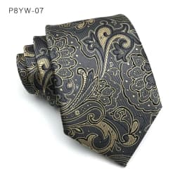 Luxury Mens Necktie Stripes Plaid Floral 8CM Ties For Man Groom Jacquard Woven Neck Tie Business Wedding Party Accessories