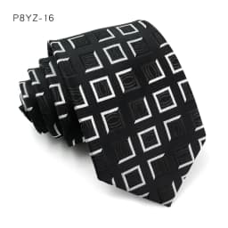 Luxury Mens Necktie Stripes Plaid Floral 8CM Ties For Man Groom Jacquard Woven Neck Tie Business Wedding Party Accessories