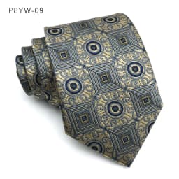 Luxury Mens Necktie Stripes Plaid Floral 8CM Ties For Man Groom Jacquard Woven Neck Tie Business Wedding Party Accessories