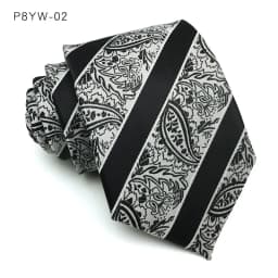 Luxury Mens Necktie Stripes Plaid Floral 8CM Ties For Man Groom Jacquard Woven Neck Tie Business Wedding Party Accessories
