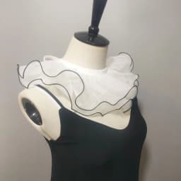 Double Layered Shawl Fake Collar Clown Performance Detachable Ruffle Neckwear Sweater Dress Faux Collar Accessories