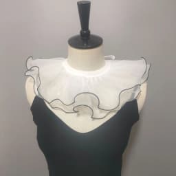Double Layered Shawl Fake Collar Clown Performance Detachable Ruffle Neckwear Sweater Dress Faux Collar Accessories