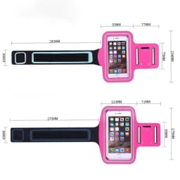 5.5inch Outdoor Sports Mobile Phone Armband Smartphone Key Holder Gym Running Phone Bag Arm Band Cases for Samsung iPhone Holder