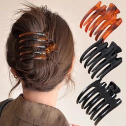 3pcs Matte Hair Claws Clamps Women Hair Clips Crab Acrylic Ponytail Hairpins Girls Barrettes Duckbill Fashion Hair Accessories