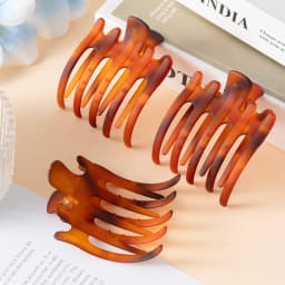 3pcs Matte Hair Claws Clamps Women Hair Clips Crab Acrylic Ponytail Hairpins Girls Barrettes Duckbill Fashion Hair Accessories