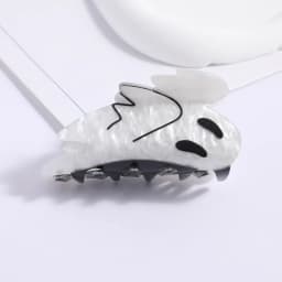 Halloween Shark & Bat Acrylic Hair Claw Clip Double-Sided Print Versatile Summer Fashion Accessory Dopamine Style Hair Grip