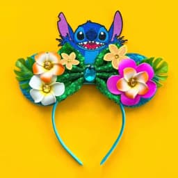 Happy Birthday Lilo Stitch Headband Ear for Adults Disney Mickey Mouse Headbands Women Party Hair Accessories Girls Kid Hairband