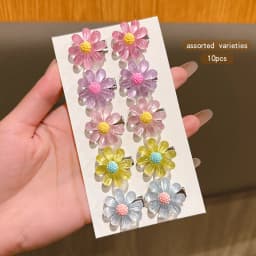 10 cute and sweet flower hair clips suitable for daily use as hair accessories
