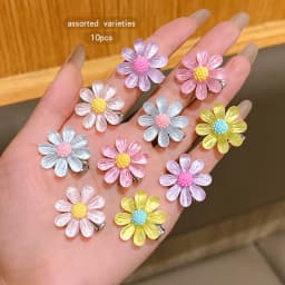 10 cute and sweet flower hair clips suitable for daily use as hair accessories