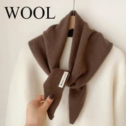 Triangle Scarf Niche Wool Triangular Scarf Women Headscarf Knitted Scarf Multi-functional Warm Knitted Scarf