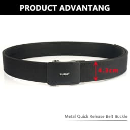 TUSHI Military Belt for Men 4.3CM Nylon Metal Automatic Buckle Police Duty Belt Tactical Outdoor Girdle Accessories Multi-size