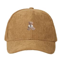 Corduroy Baseball Cap Men Women Teddy Bear Pattern Sun Protection Outdoor Adjustable Dad Cap Fashion Streetwear Casual Truck Hat