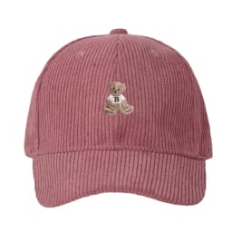 Corduroy Baseball Cap Men Women Teddy Bear Pattern Sun Protection Outdoor Adjustable Dad Cap Fashion Streetwear Casual Truck Hat