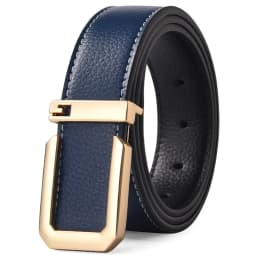 3.3cm Fashion Casual Belt with Silver Smooth Buckle, Designer Men Belt High-Quality, Unisex Fit, Perfect for Jeans Workwear