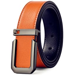 3.3cm Fashion Casual Belt with Silver Smooth Buckle, Designer Men Belt High-Quality, Unisex Fit, Perfect for Jeans Workwear