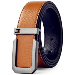 3.3cm Fashion Casual Belt with Silver Smooth Buckle, Designer Men Belt High-Quality, Unisex Fit, Perfect for Jeans Workwear