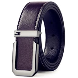 3.3cm Fashion Casual Belt with Silver Smooth Buckle, Designer Men Belt High-Quality, Unisex Fit, Perfect for Jeans Workwear