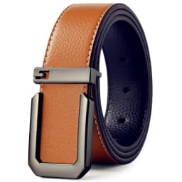3.3cm Fashion Casual Belt with Silver Smooth Buckle, Designer Men Belt High-Quality, Unisex Fit, Perfect for Jeans Workwear