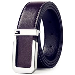 3.3cm Fashion Casual Belt with Silver Smooth Buckle, Designer Men Belt High-Quality, Unisex Fit, Perfect for Jeans Workwear