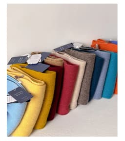 Knitted Scarf Women 100% Wool Winter Warm Scarves Bright Solid Color Design Thickened Shawl Soft Cashmere Pashmina Neck 2025 NEW