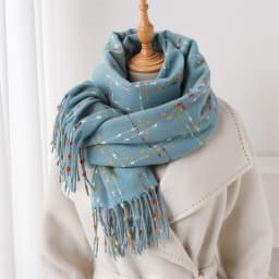 Luxury Brand Plaid Scarf Women Autumn Winter Women Warm Neckerchief Pashmina Lady Shawls and Wraps Casual Tassel Blanket Scarves