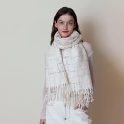 Luxury Brand Plaid Scarf Women Autumn Winter Women Warm Neckerchief Pashmina Lady Shawls and Wraps Casual Tassel Blanket Scarves