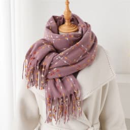Luxury Brand Plaid Scarf Women Autumn Winter Women Warm Neckerchief Pashmina Lady Shawls and Wraps Casual Tassel Blanket Scarves