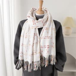 Luxury Brand Plaid Scarf Women Autumn Winter Women Warm Neckerchief Pashmina Lady Shawls and Wraps Casual Tassel Blanket Scarves