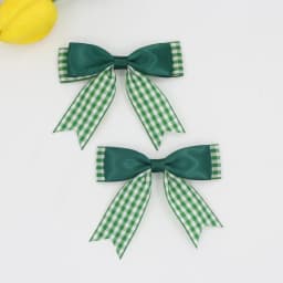 Cute British Style Plaid Bow Hairpins Children Girls Kids Hair Clips Barrettes Accessories Hairclip Headwear Headdress Ornament