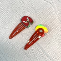 Colorful Animal hair clips with character designs 3 Styles. Glittery, cute for fans.Amazing Gift For Birthday,Daily Accessories