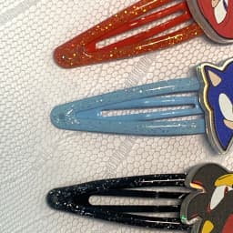 Colorful Animal hair clips with character designs 3 Styles. Glittery, cute for fans.Amazing Gift For Birthday,Daily Accessories