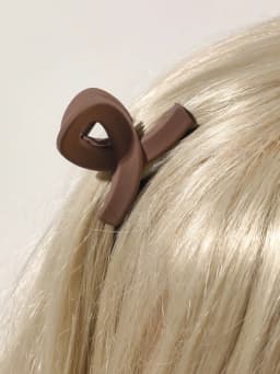8Pcs Matte Small Flower Hair Clips 6.5cm Square Hair Claws for Women Girls Thin Hair Simple 3.8cm Rectangle Hair Accessories