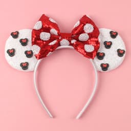 1pc Sweet Princess Hairband Cute Sparkle Bow Birthday Bracelet for Birthday Party Performances Wear Women Hair Accessory