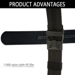 ALPTACTICS Hard Tactical Belt for Men and Women Metal Automatic Buckle Black Military Gun Belt Thick Nylon IPSC Waistband Girdle