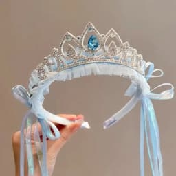 Princess Headband Children's Day Headband Crown Little Girl Hairpin Headband Birthday Hair Accessories