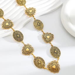 Silver Retro Metal Waist Chain Belt Female Gothic Accessory Women's New Summer Versatile Match Skirts Jeans Waistband Trendy