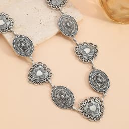 Silver Retro Metal Waist Chain Belt Female Gothic Accessory Women's New Summer Versatile Match Skirts Jeans Waistband Trendy