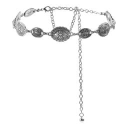 Silver Retro Metal Waist Chain Belt Female Gothic Accessory Women's New Summer Versatile Match Skirts Jeans Waistband Trendy