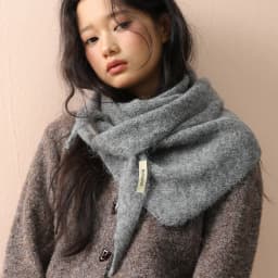 2025 Wool Winter Scarf For Women Warm triangle Knit Scarves Hijab Solid Lady Shawl Wrap Female Pashmina Bandana Head Scarf