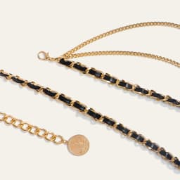 1pc Fashion Multi-Layer Metal Waist Chain for Women Versatile Dress Belt Accessory