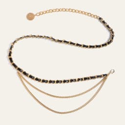 1pc Fashion Multi-Layer Metal Waist Chain for Women Versatile Dress Belt Accessory