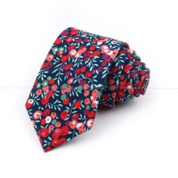 Men's Flower Ties Handmade Cotton Tie Narrow Floral Neckties Gift Wedding Party Suit Shirt Cravat Accessory Casual Gravatas Ties