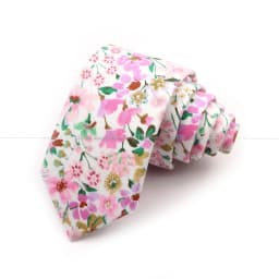Men's Flower Ties Handmade Cotton Tie Narrow Floral Neckties Gift Wedding Party Suit Shirt Cravat Accessory Casual Gravatas Ties