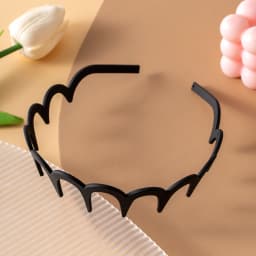 3PCS Korean Women Non-Slip Headband Plastic U Shape Hair Hoops Comb Fixed Teeth Fluffy Top Hair Bands Headwear Hair Accessories