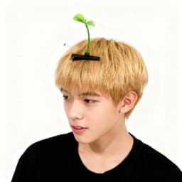 5-100pcs Grass Style Hair Clips Cute Sprout Plant Hairpins Novelty Hair Accessories for Women Girls Party Cosplay Funny Headwear