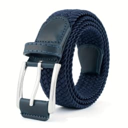 Vintage Braided Design Casual Outdoor Nylon Canvas Belt with Zinc Alloy Buckle Breathable Adjustable Waistband for Men Women