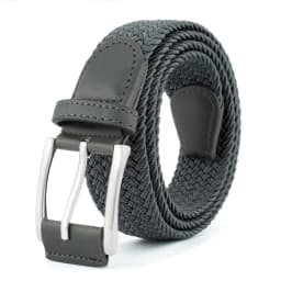 Vintage Braided Design Casual Outdoor Nylon Canvas Belt with Zinc Alloy Buckle Breathable Adjustable Waistband for Men Women