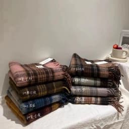 Unisex Winter Heat-Lock Scarf Thick Fleece Neck Warmer for Men Women Windproof Outdoor Accessory Decorate The Gift