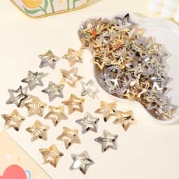 Y2K Star Bobby Pin Set (10/20/50PCS) Daily Versatile Party Design Simple and Exquisite, Securely Worn Without Damaging Hair