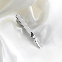 1Pcs Fashion Tie Clip for Men Copper Simple Bar Clasp Practical Mens Classic Tie Clips Clamp Pin Jewelry Necktie Wedding Gift